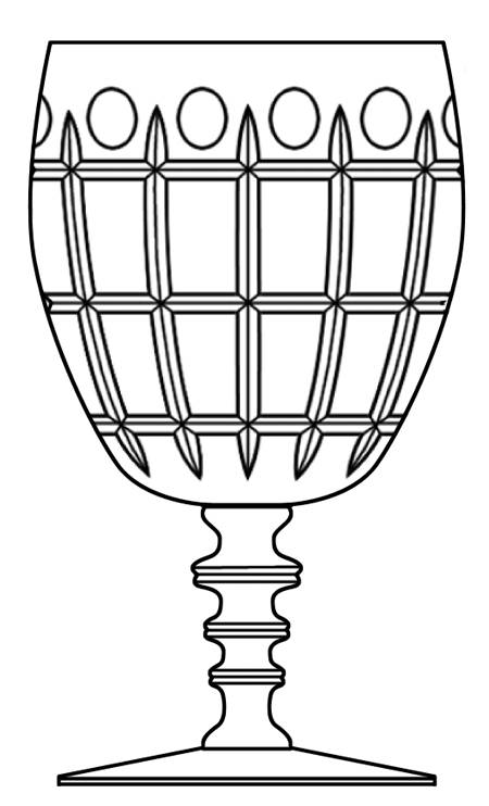 Vernay (Stem #6028) Water Goblet by Hawkes-1