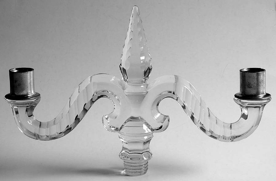 Old Williamsburg Candlelabras & Epergne 2 Light Candelabra Arm #300 by Heisey-1