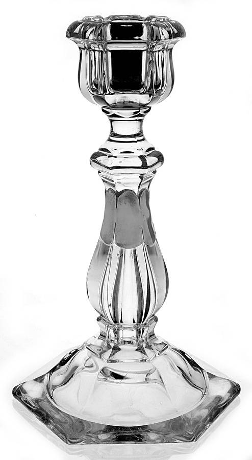 Old Williamsburg Candlelabras & Epergne 10" #300 Tall Candelabra Base w/Bubble & Strl Acc by Heisey-1