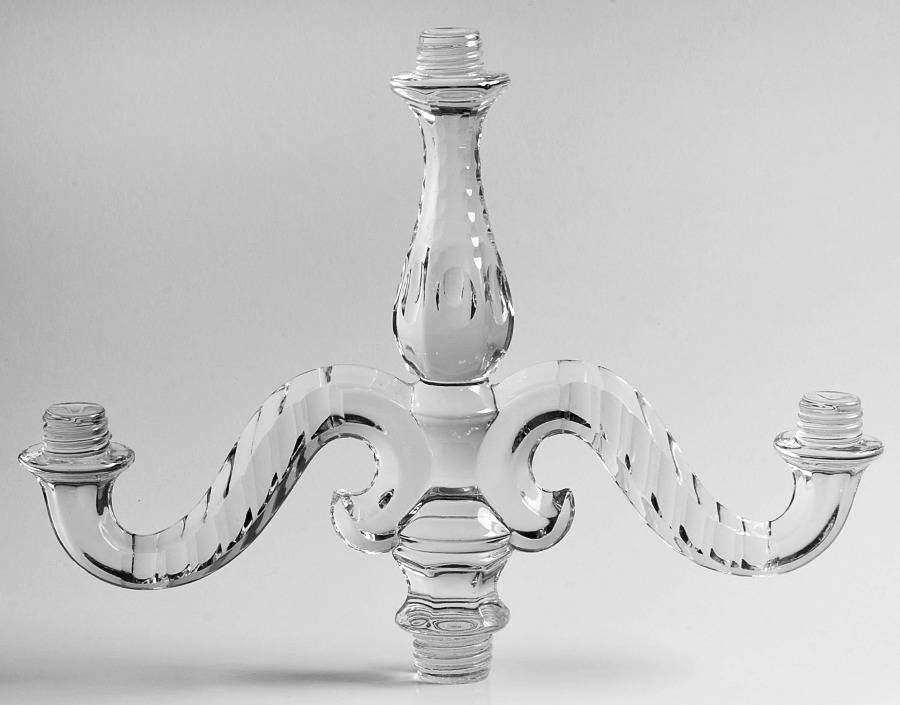 Old Williamsburg Candlelabras & Epergne 3 Light Cut Candelabra Arm #300 by Heisey-1
