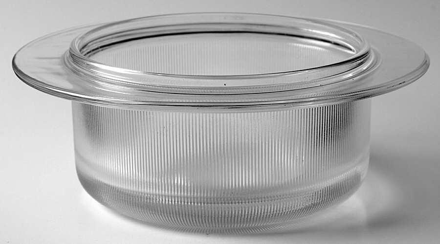 H3G1 1 Quart Round Casserole No Lid by Heller Glassware-1