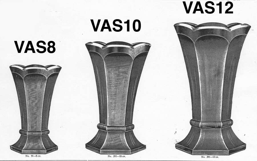 391 8" Flower Vase by Heisey-1