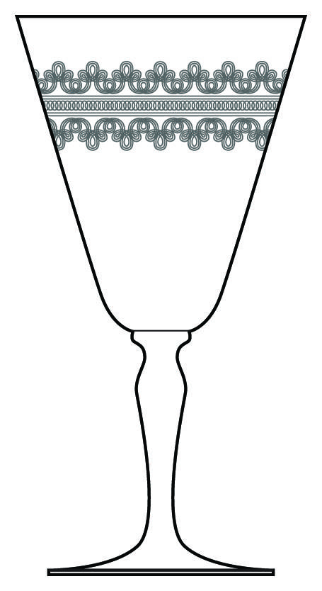 Tatting (Stem #3335) Water Goblet by Heisey-1