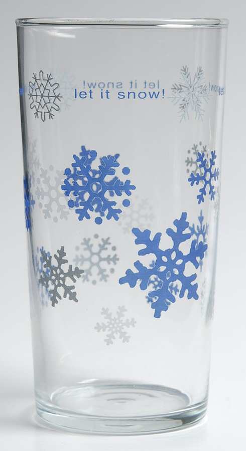 Let It Snow 20 Oz Flat Tumbler by Homco-1