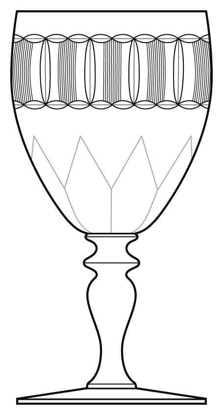 Sheraton Border Water Goblet by Hawkes-1