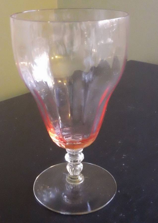 HNG43 Pink Footed Tumbler by Huntington Glass-1