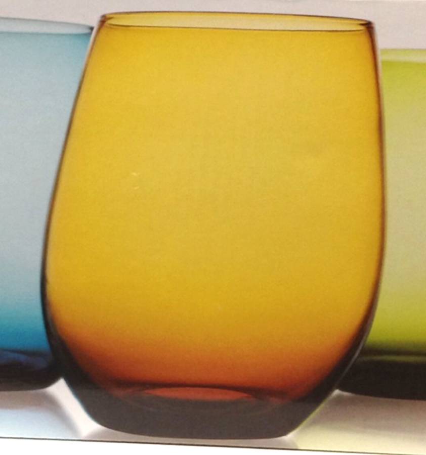 Prestige Amber Stemless Wine by Home Essentials-1