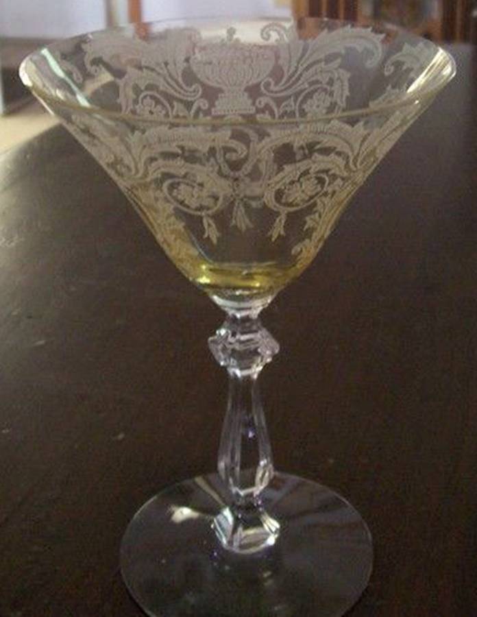 HNG30 Topaz (Topaz Bowl) Champagne/Tall Sherbet by Huntington Glass-1