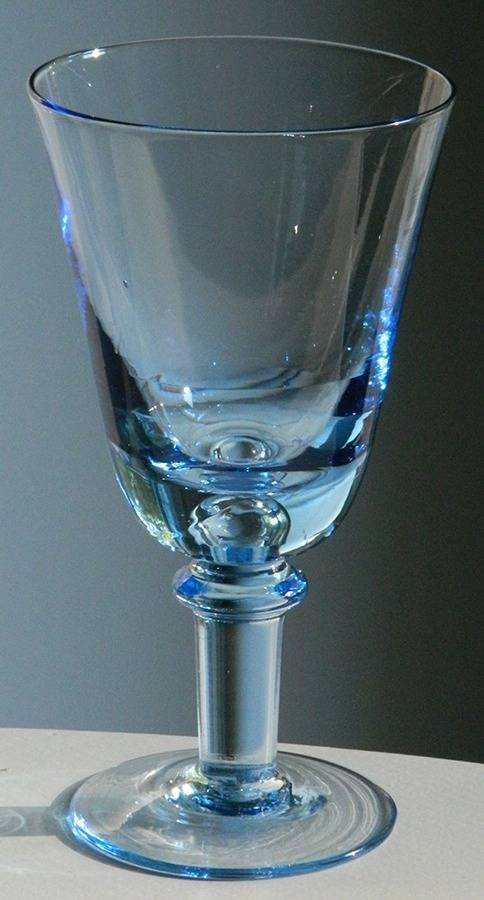 Tangen Blue Water Goblet by Hadeland of Norway-1
