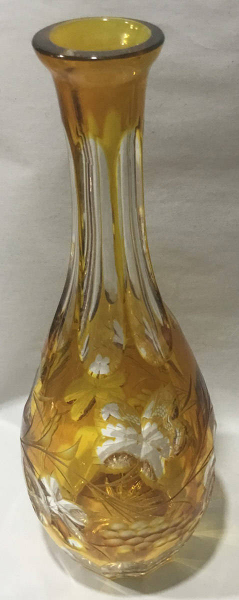 HTC11 Amber Decanter No Stopper by Hutschenreuther-1