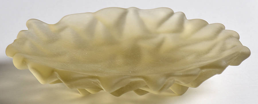 Chaos 5" Footed Bowl by Hudson Beach Glass-1