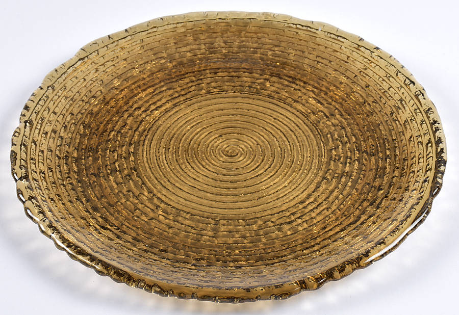 Epidavrous Dinner Plate by Hudson Beach Glass-1