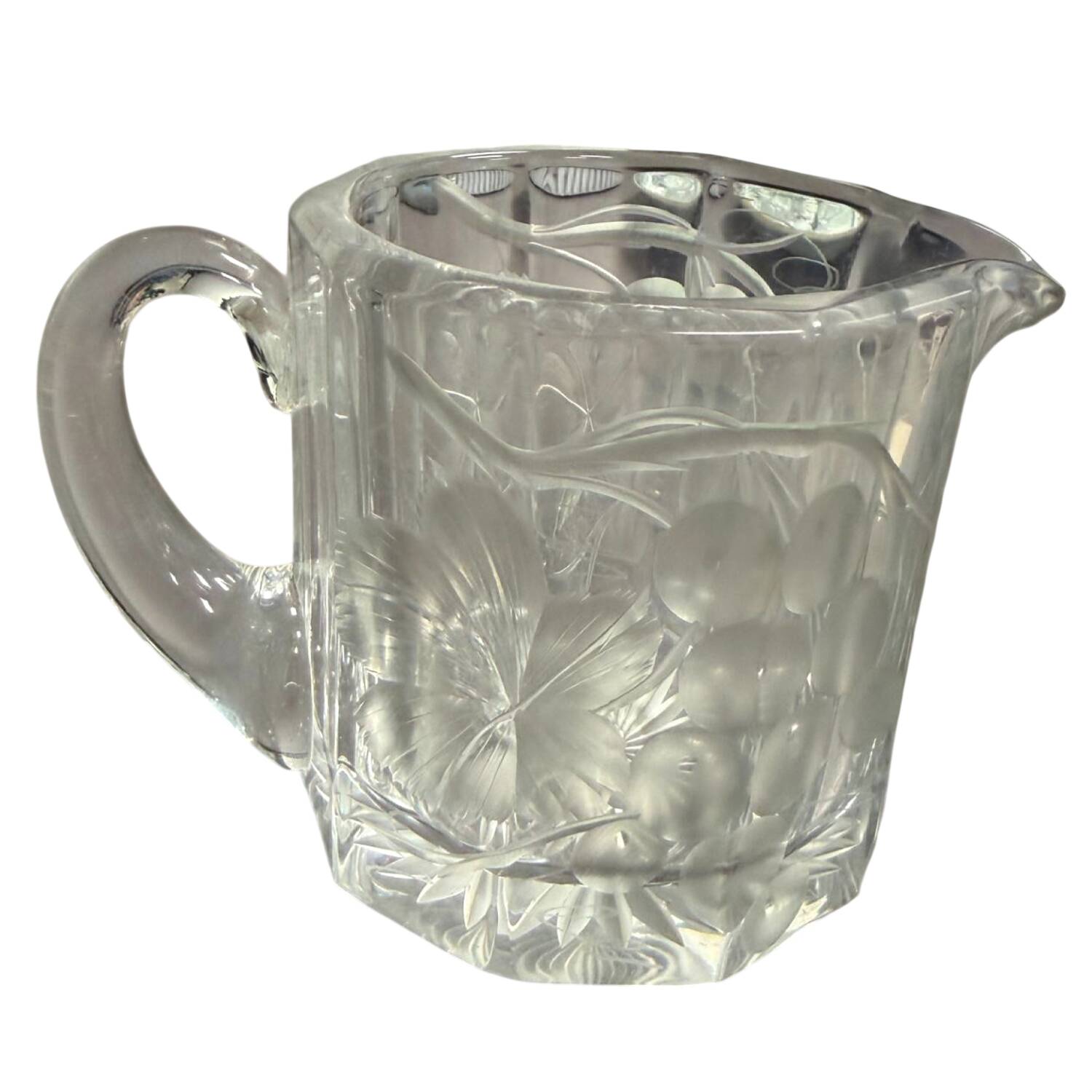 Krall Cut #1 Creamer by Heisey-1