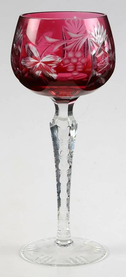 519 Various Colors Cranberry Hock Wine by Imperial Crystal (Import)-1