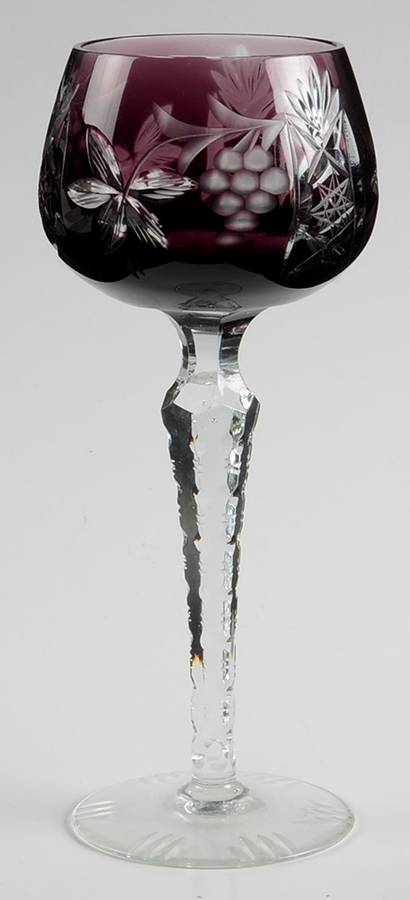 519 Various Colors Amethyst Hock Wine by Imperial Crystal (Import)-1