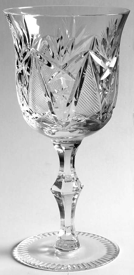 Astrid (Import) Water Goblet by Imperial Crystal (Import)-1