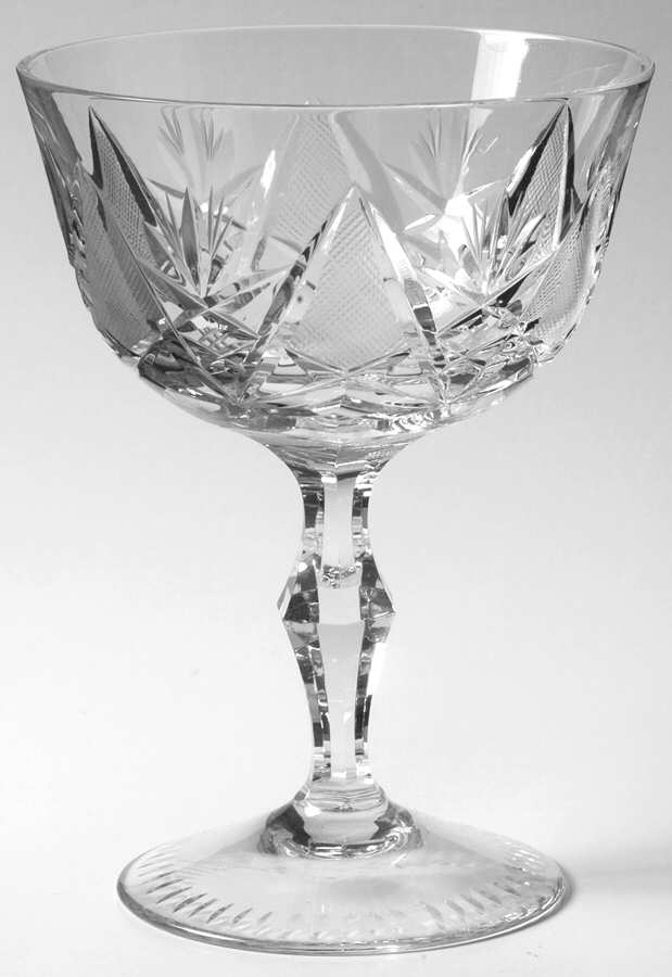 Astrid (Import) Champagne/Tall Sherbet by Imperial Crystal (Import)-1