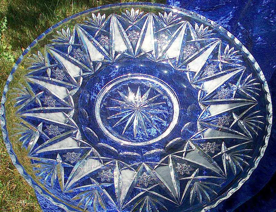 Avondale (Import) 16" Round Bowl by Imperial Crystal (Import)-1