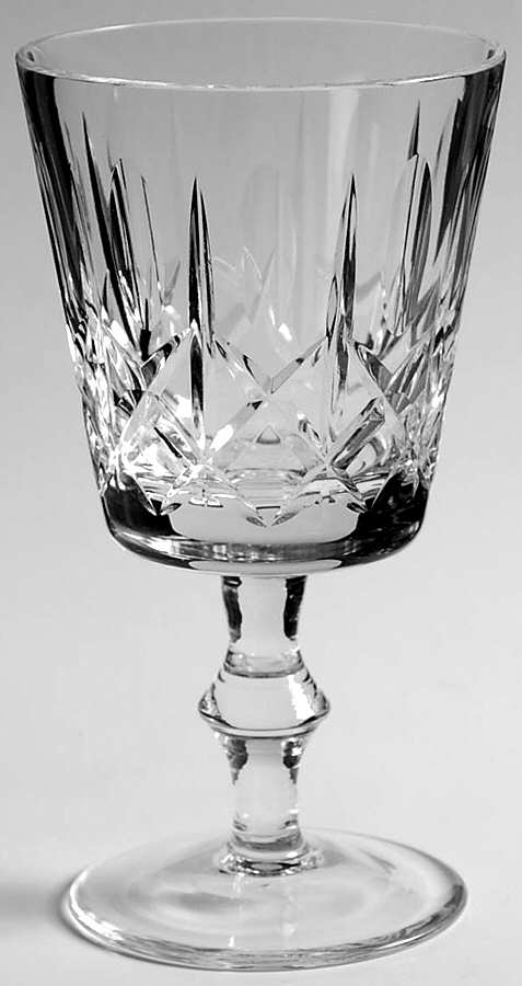 Clara (Import) Water Goblet by Imperial Crystal (Import)-1
