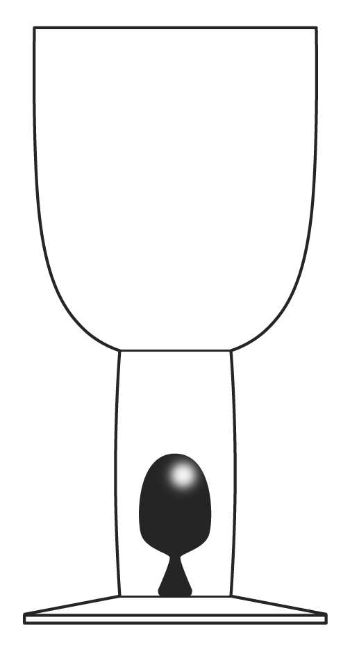 Oliivi Water Goblet by Iittala-1