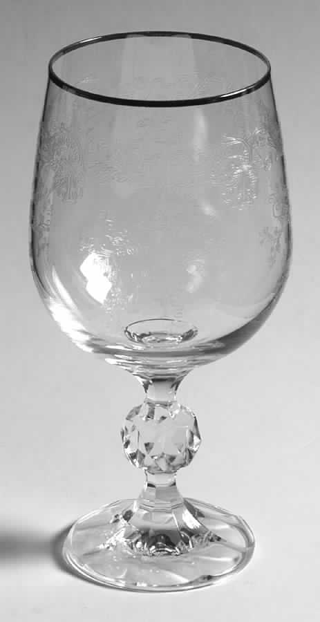 Silver Lace Water Goblet by Import Assoc-1