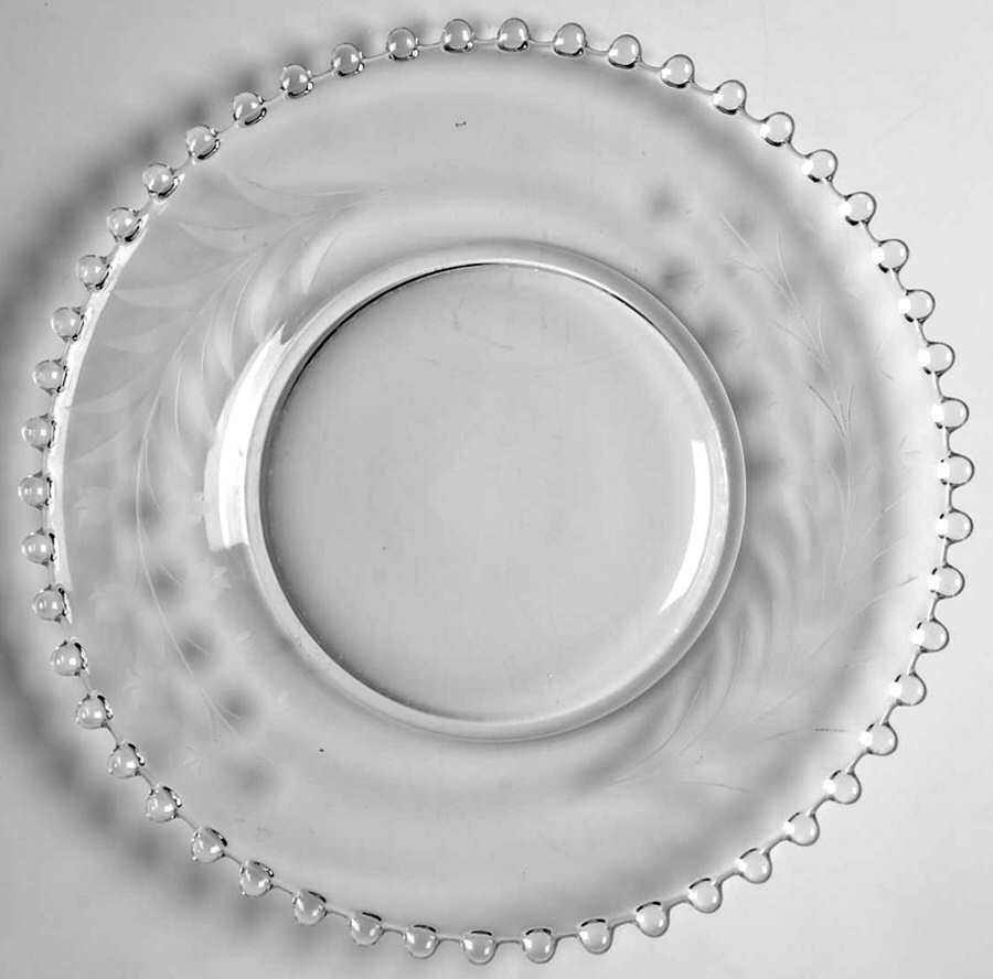 3400-1 8" Salad Plate by Imperial Glass-Ohio-1