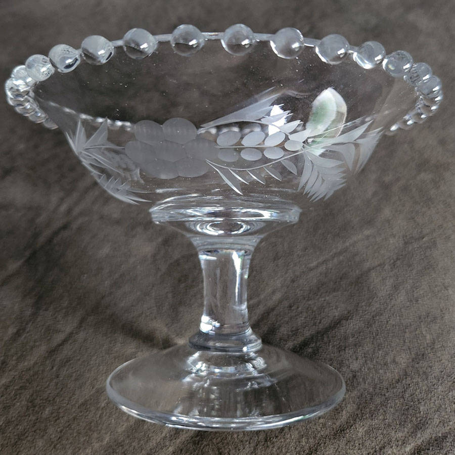 3400-2 Round Compote (Height X Width) by Imperial Glass-Ohio-1