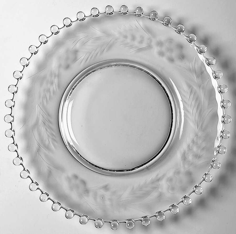 3400-2 8" Salad Plate by Imperial Glass-Ohio-1