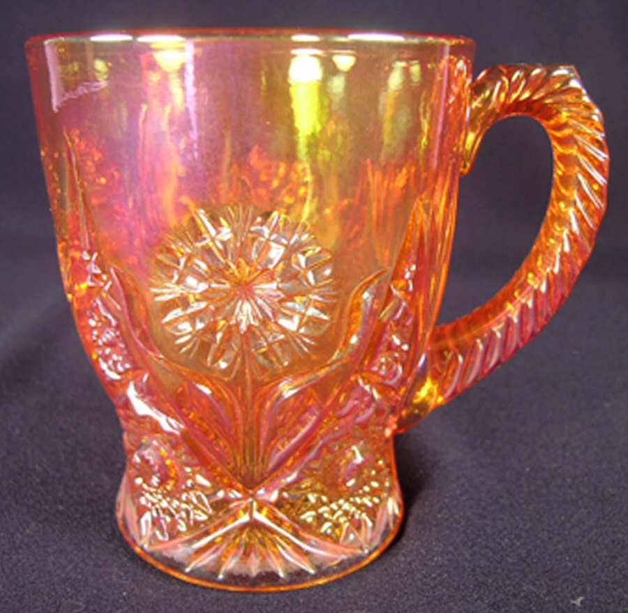 Cosmos Marigold Mug by Imperial Glass-Ohio-1