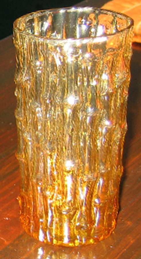 Bambu Amber 14 Oz Flat Tumbler by Imperial Glass-Ohio-1