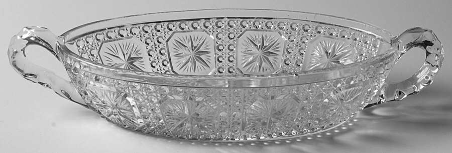 Amelia Clear 10" Oval Celery by Imperial Glass-Ohio-1