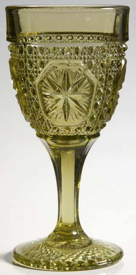 Amelia Green (Verde) Water Goblet by Imperial Glass-Ohio-1