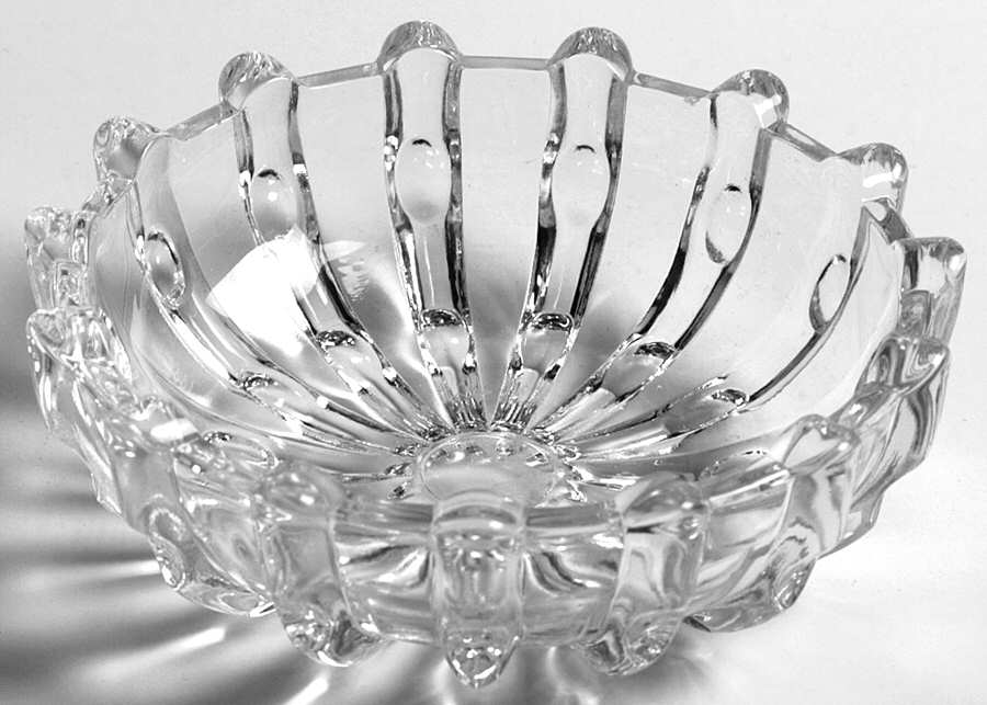 Broken Column Clear Small Fruit Dessert Bowl by Imperial Glass-Ohio-1