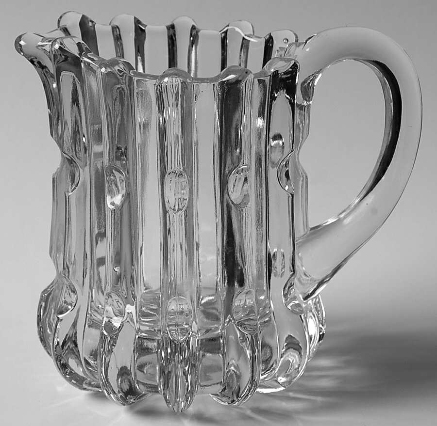 Broken Column Clear Creamer by Imperial Glass-Ohio-1