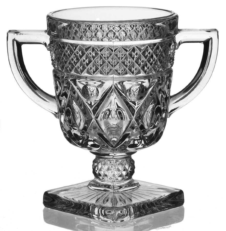 Cape Cod Clear (1602 + 160) Open Sugar with Fancy Stem by Imperial Glass-Ohio-1