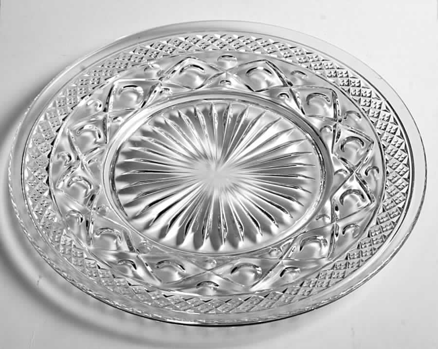 Cape Cod Clear (1602 + 160) 8" Salad Plate by Imperial Glass-Ohio-1