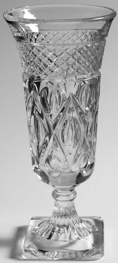 Cape Cod Clear (1602 + 160) 7" Bud Vase by Imperial Glass-Ohio-1