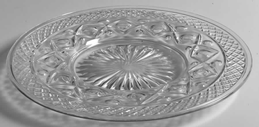 Cape Cod Clear (1602 + 160) 7" Salad Plate by Imperial Glass-Ohio-1