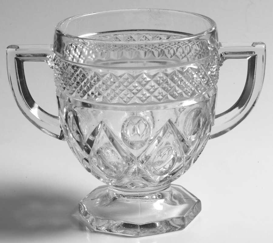 Cape Cod Clear (1602 + 160) Open Sugar by Imperial Glass-Ohio-1