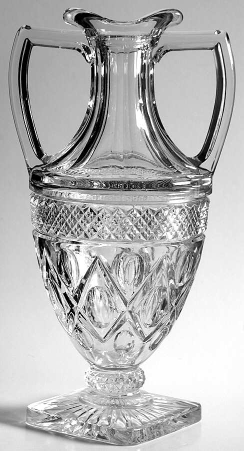 Cape Cod Clear (1602 + 160) 10" High Urn Vase by Imperial Glass-Ohio-1