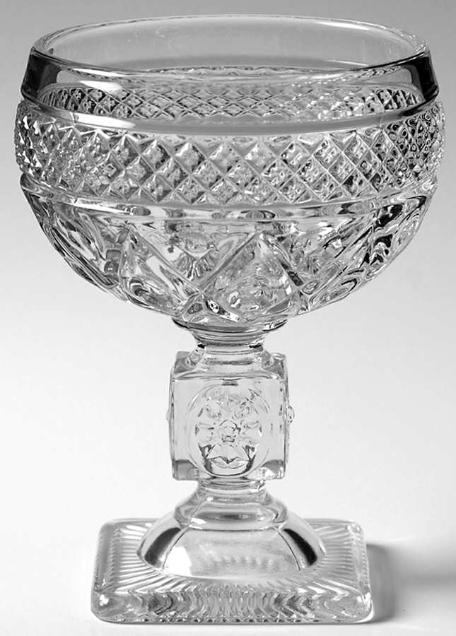 Cape Cod Clear (1602 + 160) 5" Flower Candlestick by Imperial Glass-Ohio-1