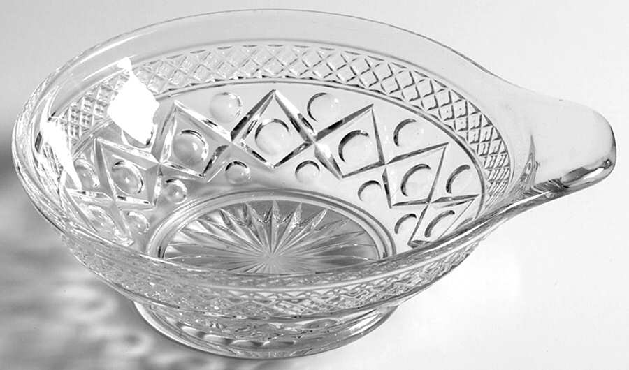 Cape Cod Clear (1602 + 160) Lugged Cereal Bowl by Imperial Glass-Ohio-1