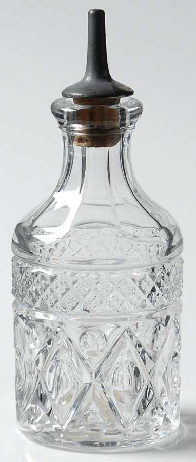 Cape Cod Clear (1602 + 160) Bitters Bottle & Tube by Imperial Glass-Ohio-1