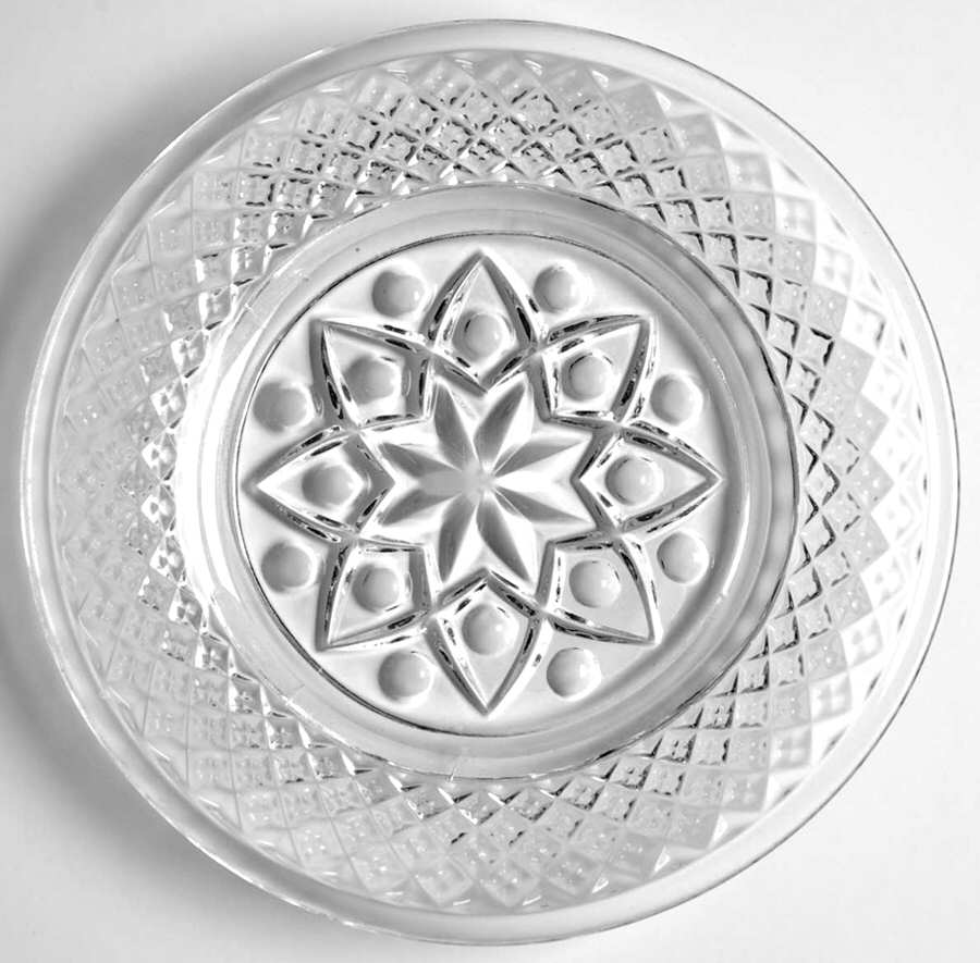 Cape Cod Clear (1602 + 160) Coaster/Butter Pat by Imperial Glass-Ohio-1