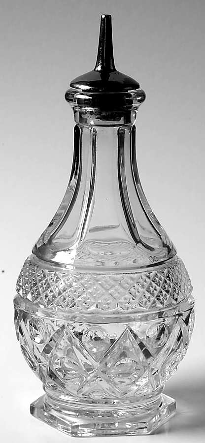 Cape Cod Clear (1602 + 160) Condiment Jar & Lid by Imperial Glass-Ohio-1