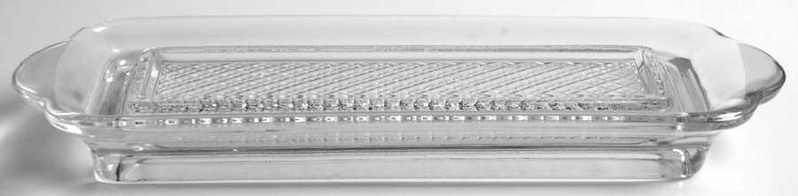 Cape Cod Clear (1602 + 160) 1/4 Pound Butter Dish, No Lid by Imperial Glass-Ohio-1