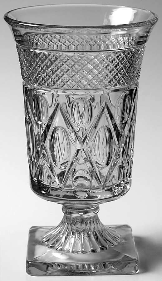 Cape Cod Clear (1602 + 160) 11" Jar No Lid by Imperial Glass-Ohio-1