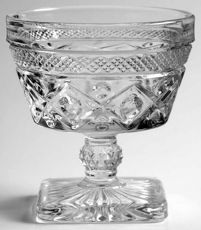 Cape Cod Clear (1602 + 160) Sundae Glass by Imperial Glass-Ohio-1
