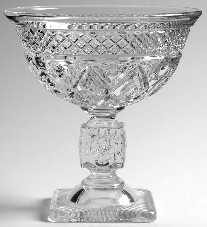 Cape Cod Clear (1602 + 160) Flower Candlestick by Imperial Glass-Ohio-1