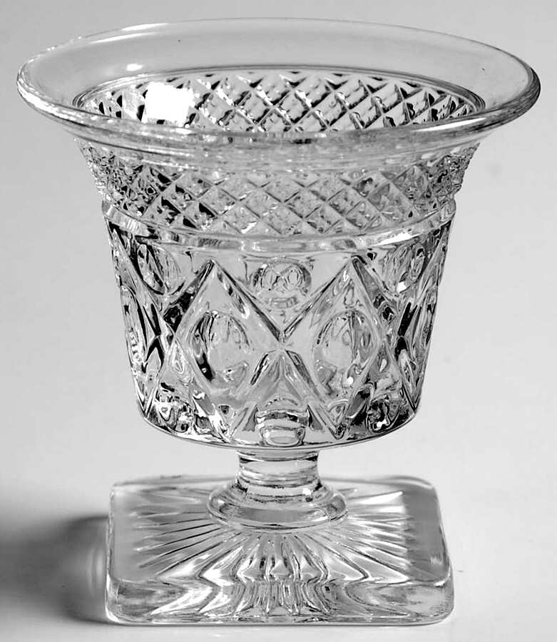 Cape Cod Clear (1602 + 160) Concave Oyster or Fruit Cocktail by Imperial Glass-Ohio-1